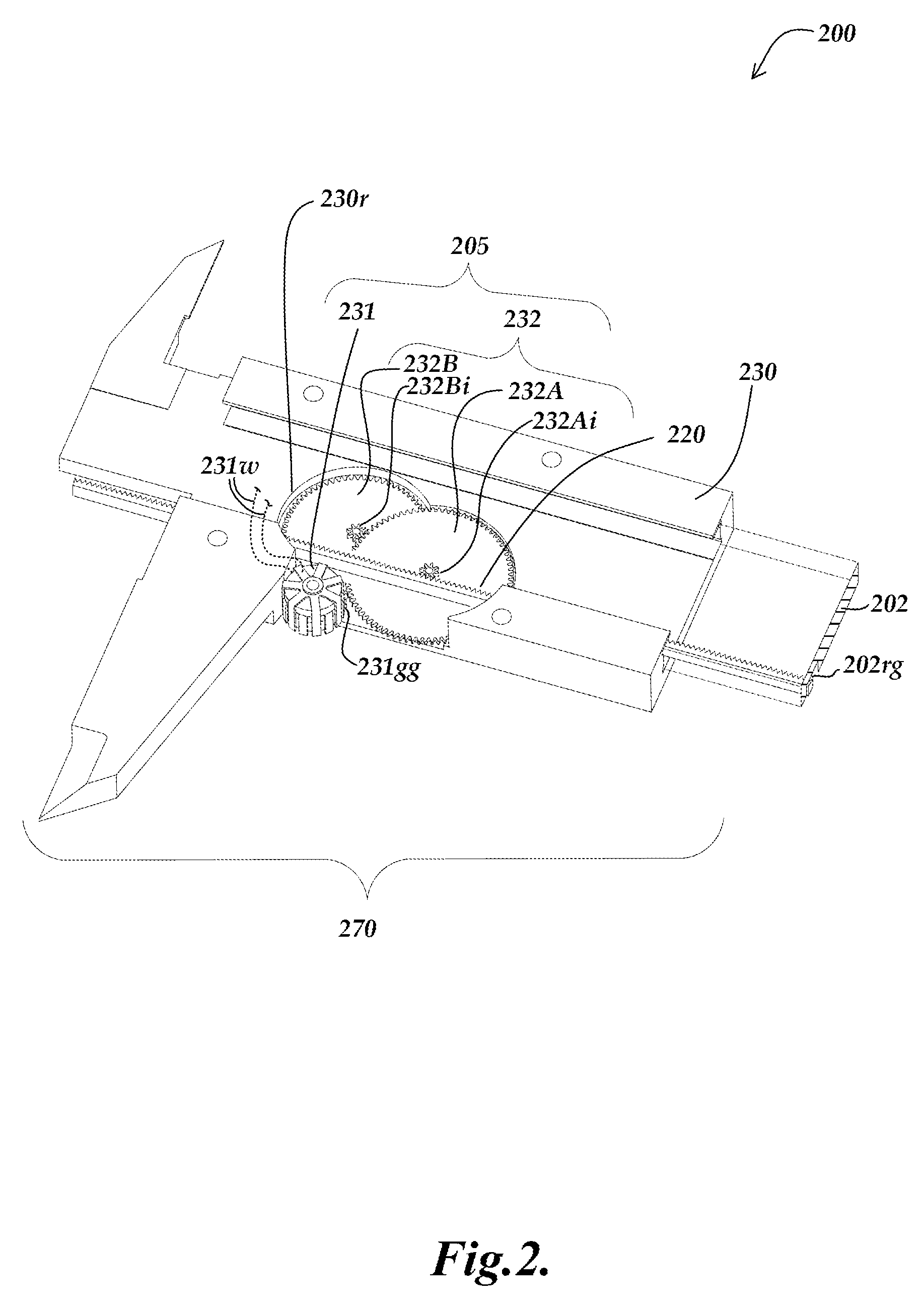 Electronic caliper configured to generate power for measurement operations