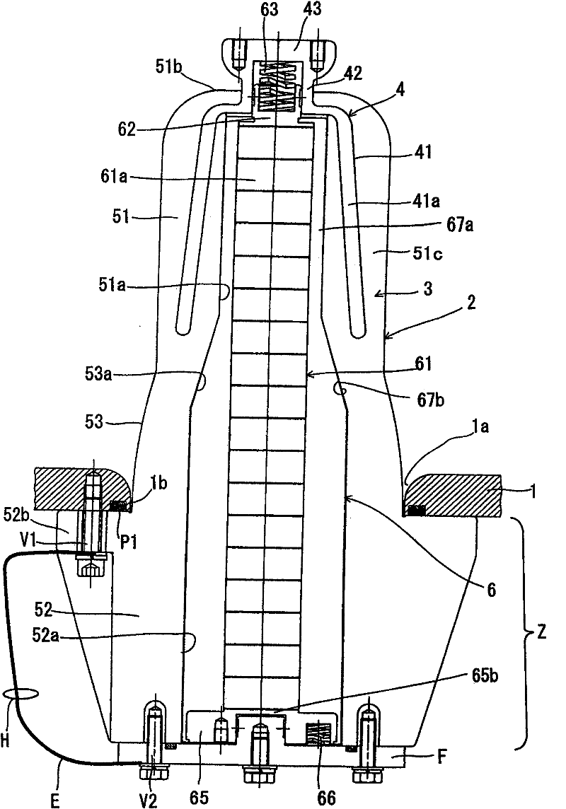 Arrestor and method of measuring leakage current of arrestor