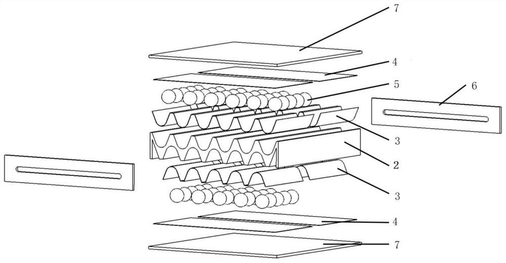 Wave-plate-shaped wave energy collecting device based on triboelectric nanogenerator