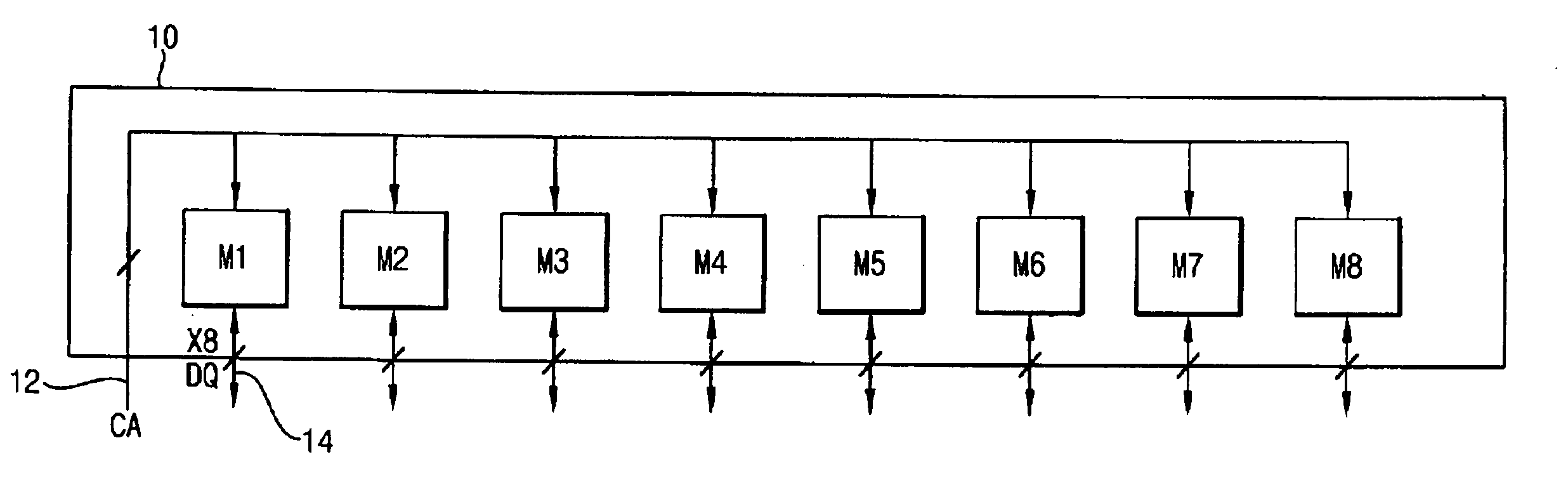 Memory system and method having point-to-point link