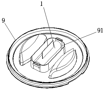 Portable toilet for easy placement of garbage bag