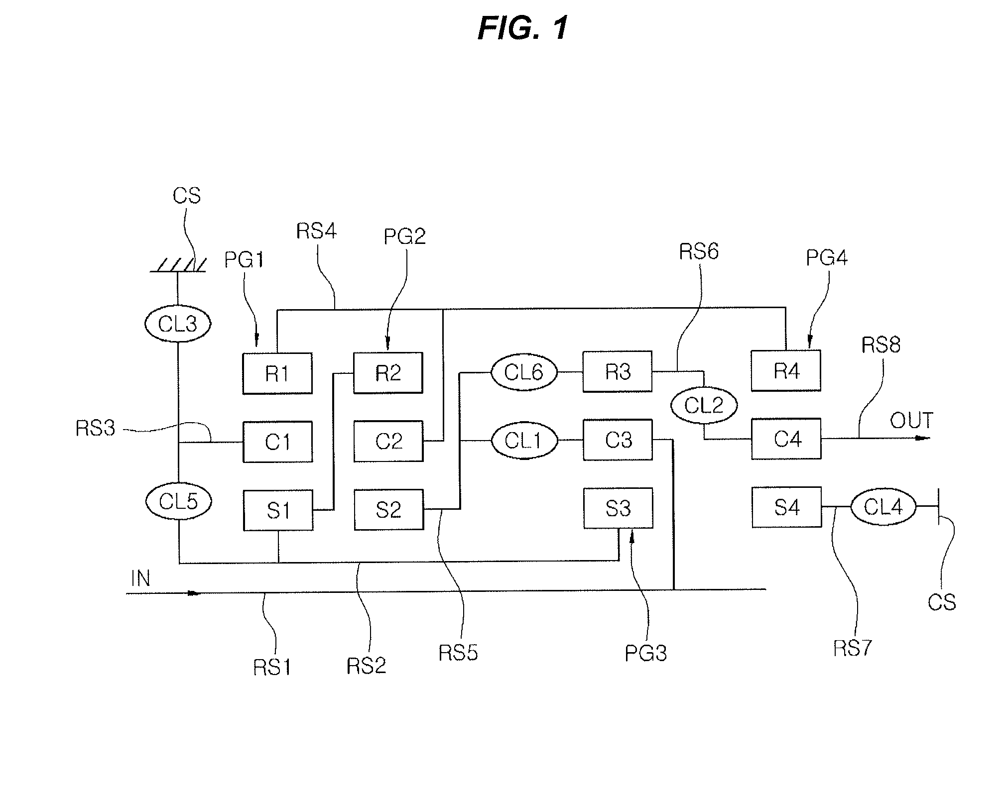 Vehicle multistage transmission