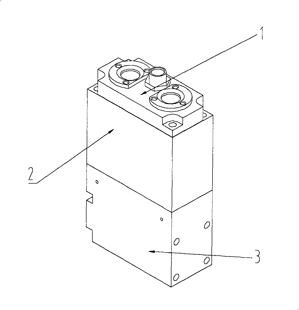 Electromagnetic pilot operated valve with internal waterproof structure