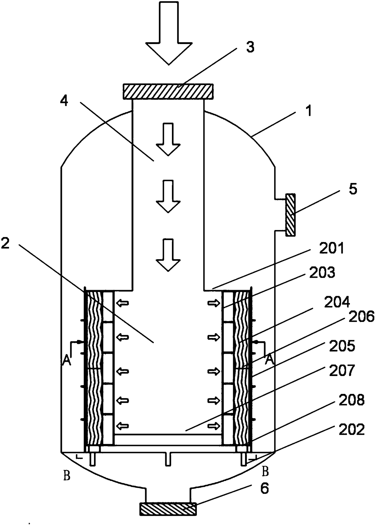 Fischer-Tropsch synthesis reaction product separation equipment