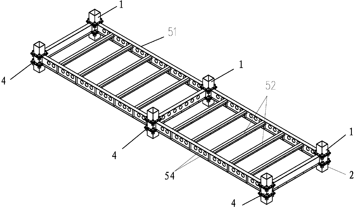 Floor structural modules and assembling method thereof