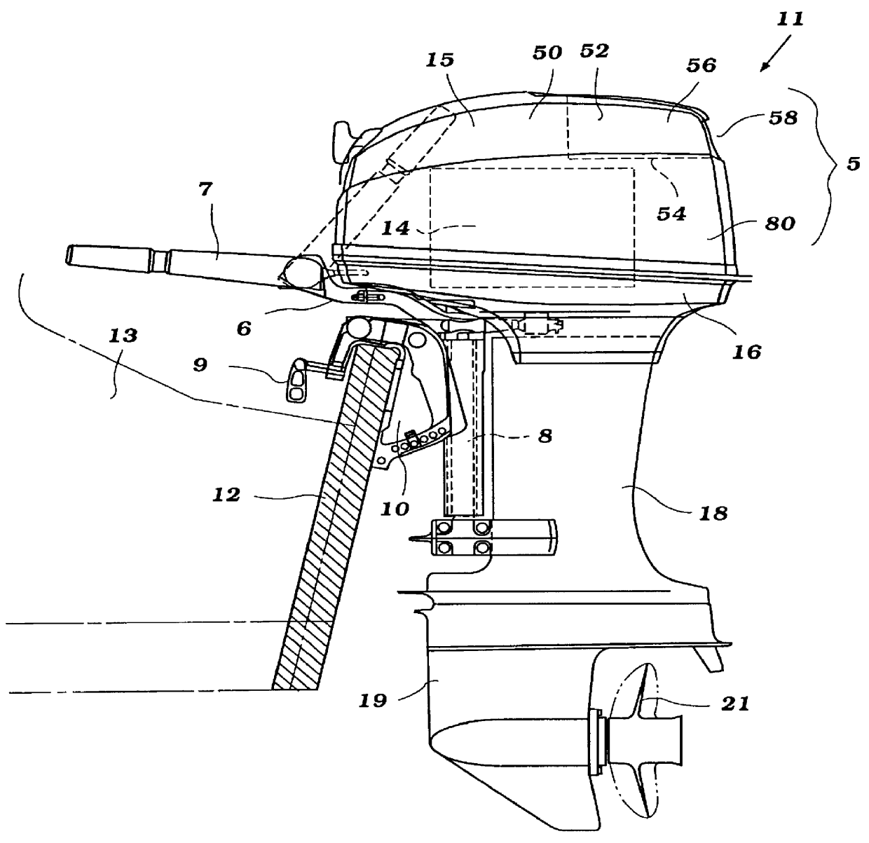 Cowling for outboard motor - Eureka | Patsnap develop intelligence library