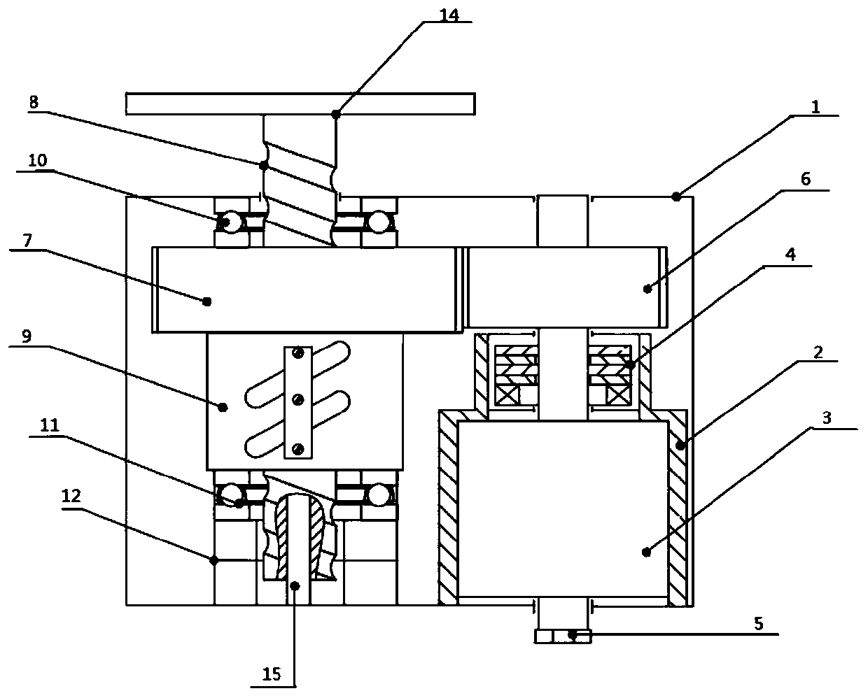 Electro-mechanical braking actuator of rail vehicle and rail vehicle