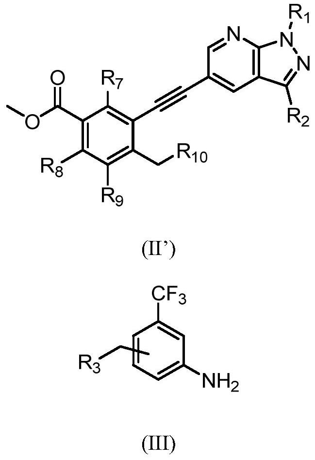 Preparation method of alkynyl-containing compound and intermediate thereof