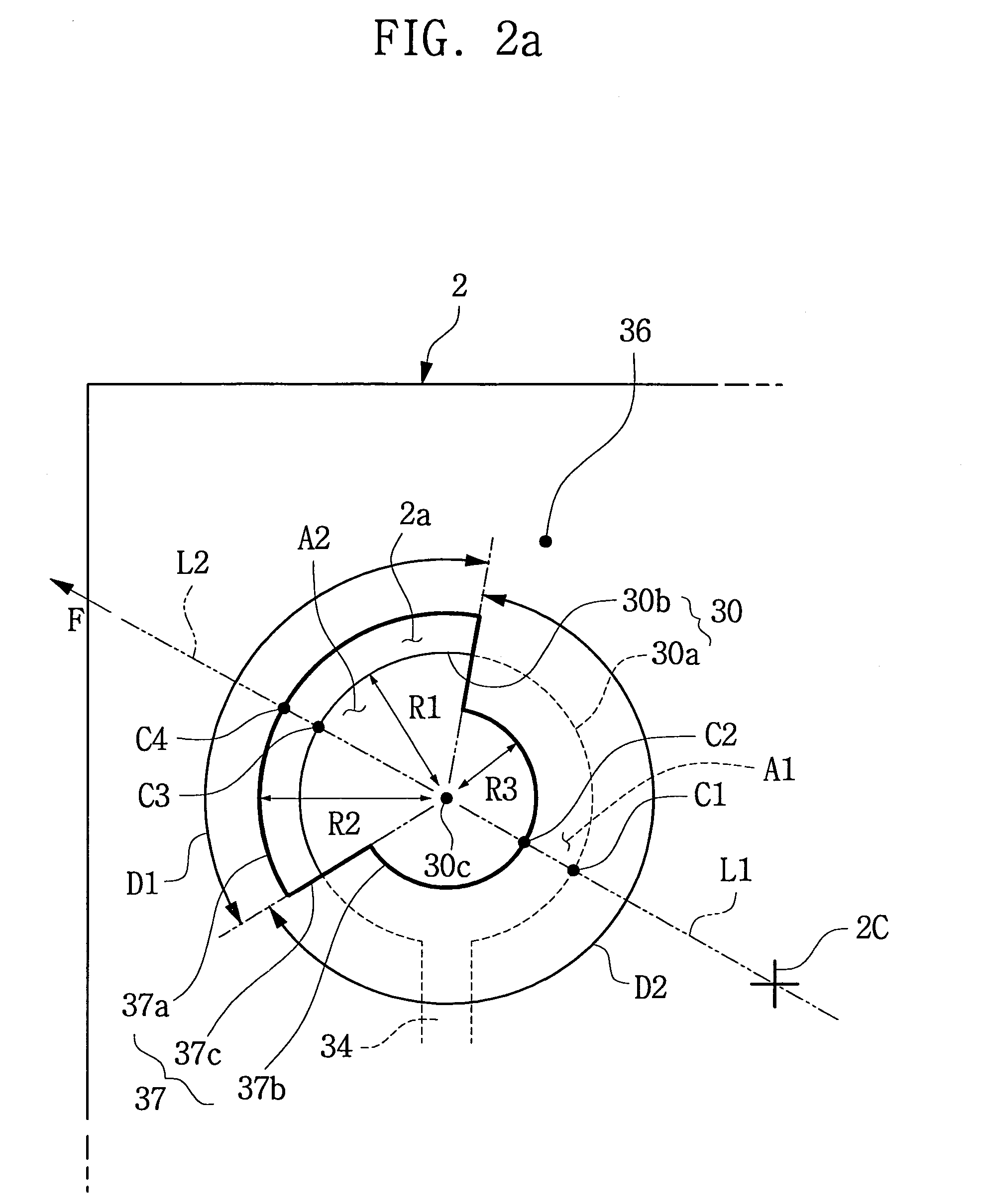 Semiconductor package with improved ball land structure