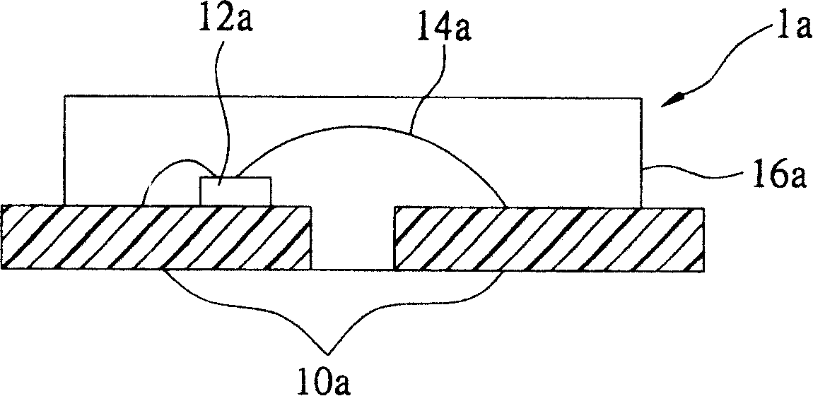 Structure for encapsulating semiconductor
