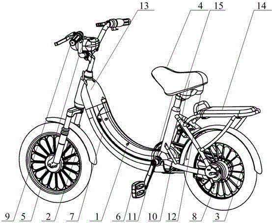 Electric bicycle with automatic heating function