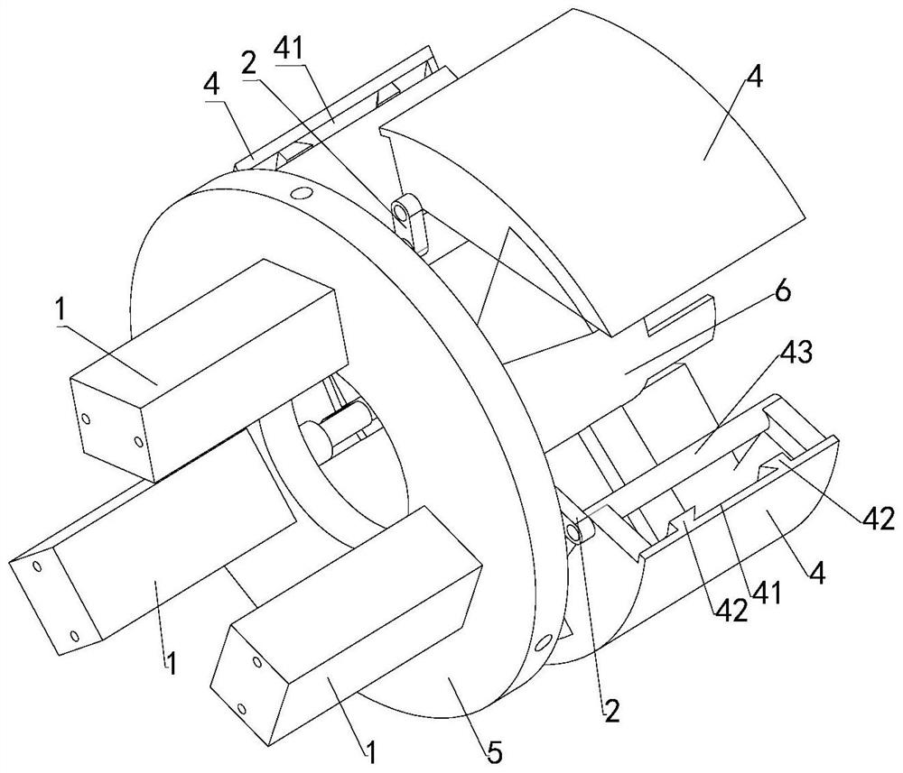 While-drilling lateral sampling mechanism based on curved surface unfolding mechanism