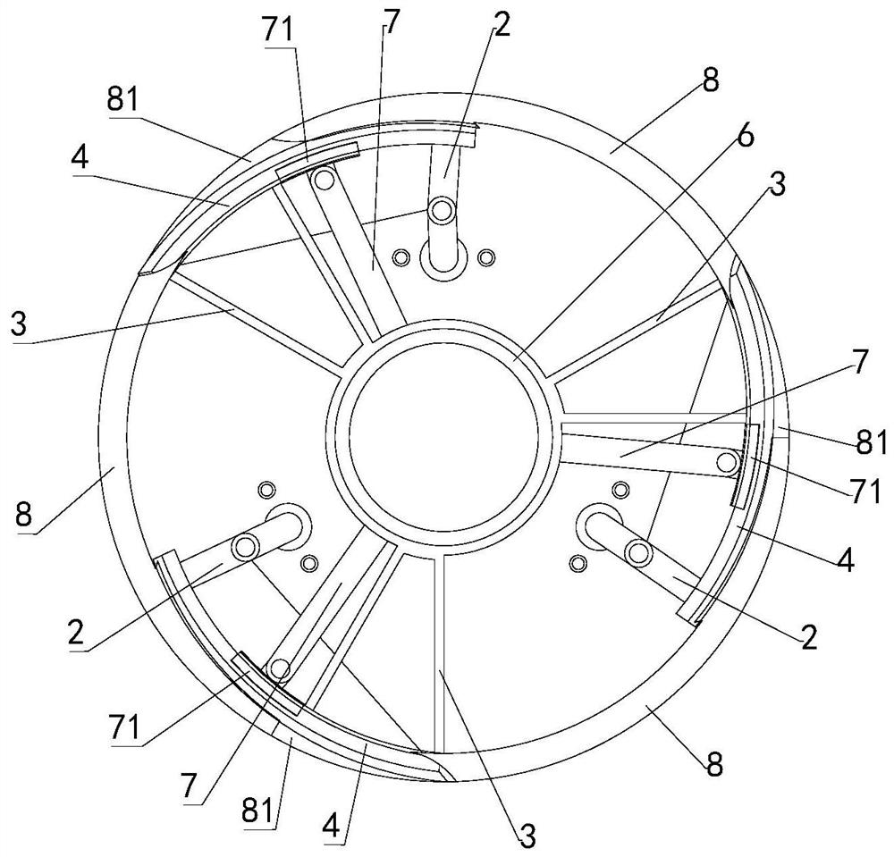 While-drilling lateral sampling mechanism based on curved surface unfolding mechanism