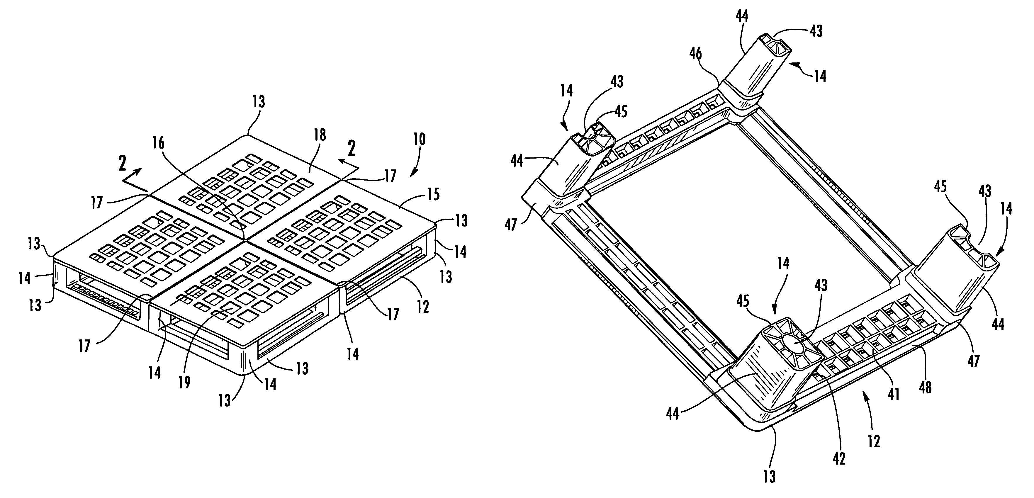 Durable pallet and pallet block