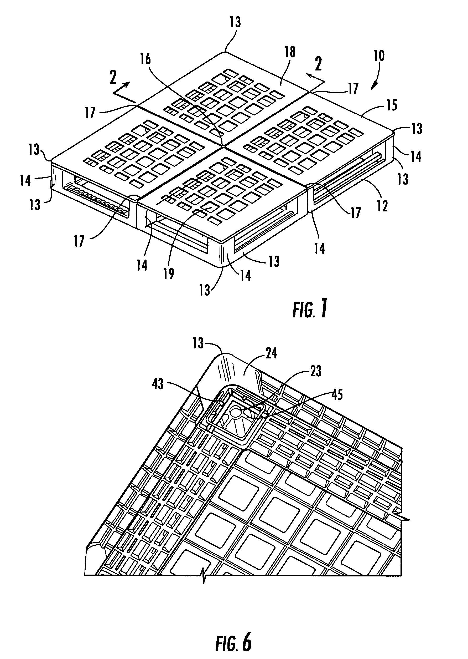 Durable pallet and pallet block