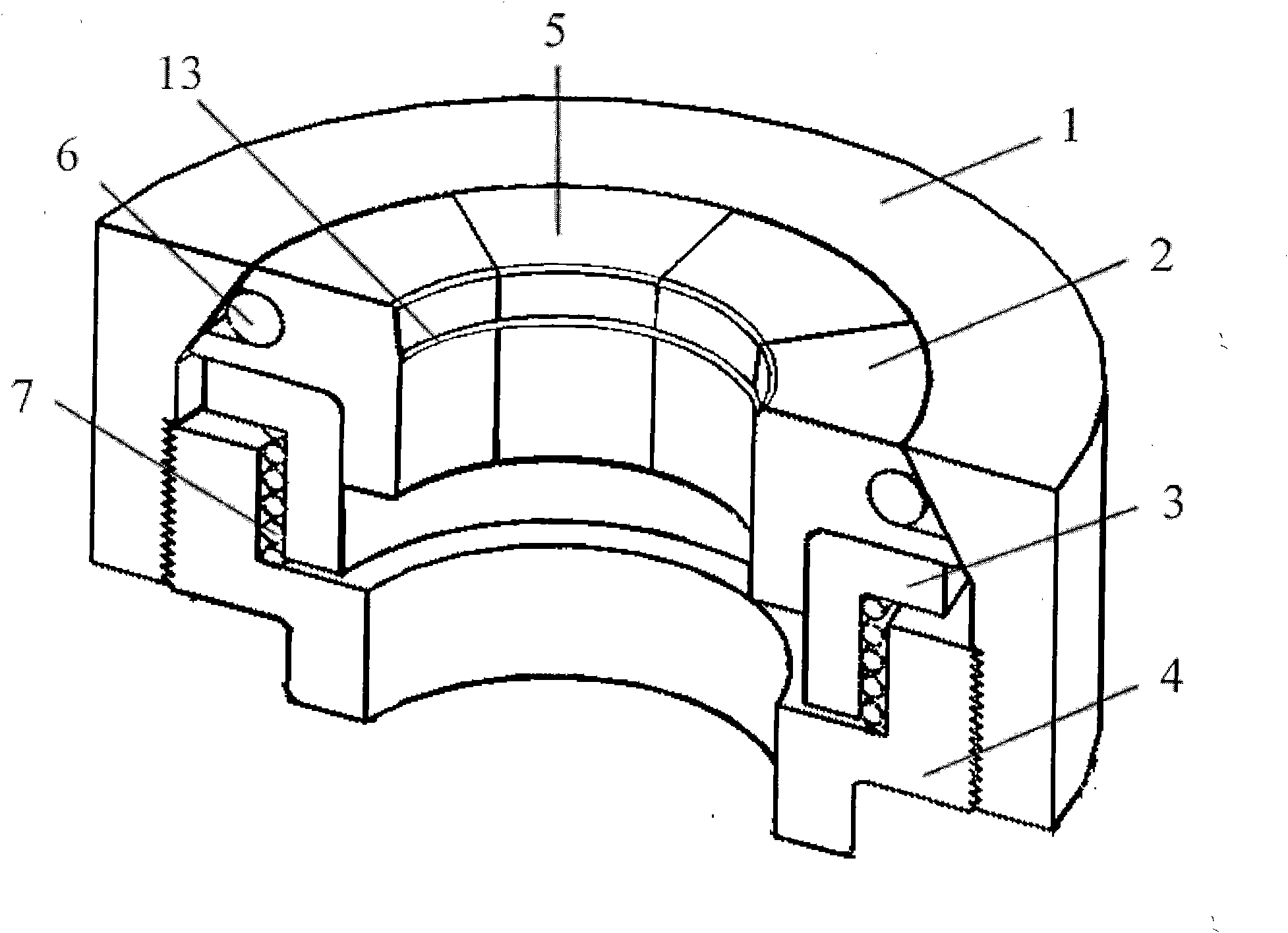 Demoulding device for thin-wall deep-drawing part process