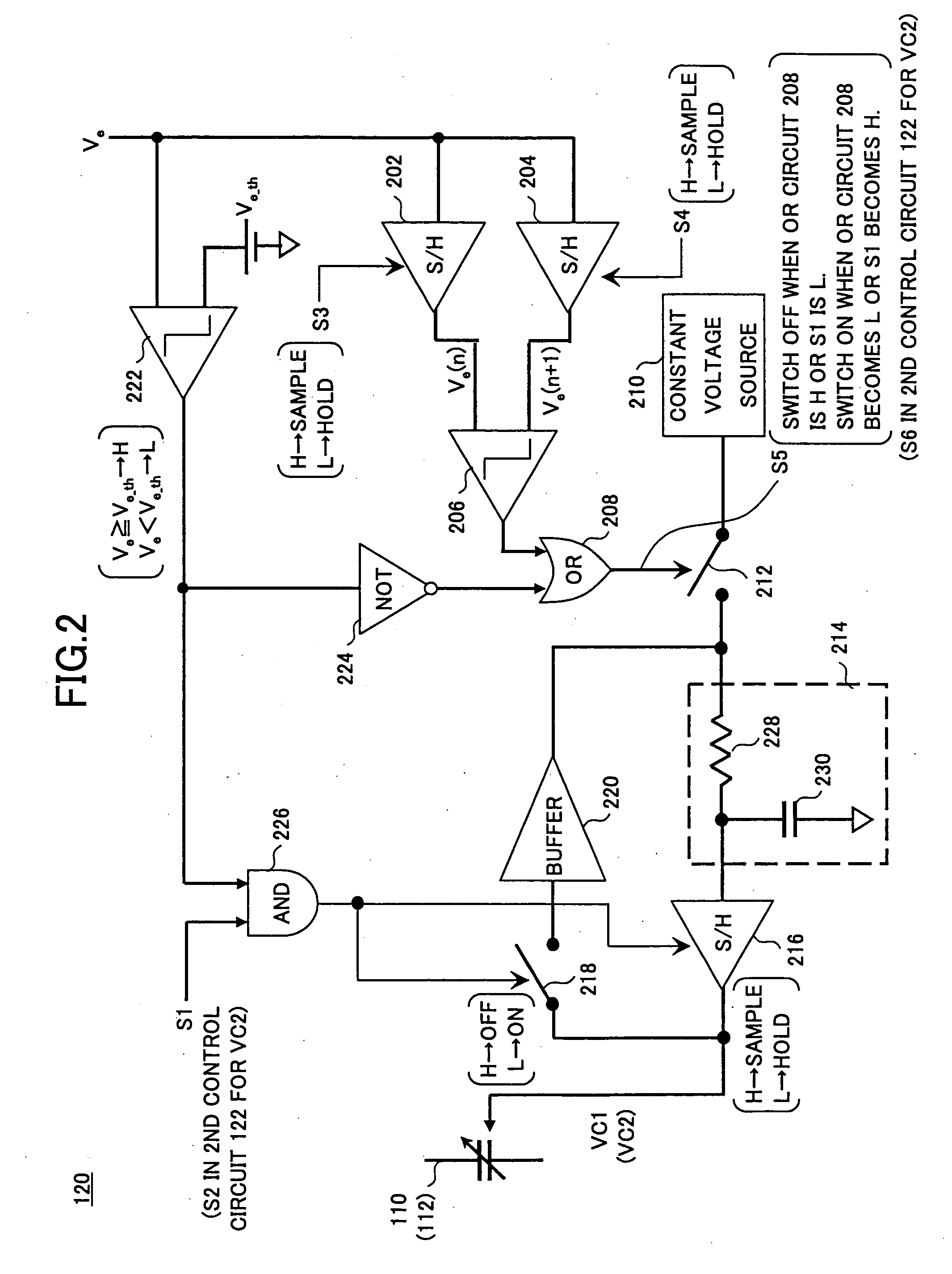 Control device for antenna matching circuit