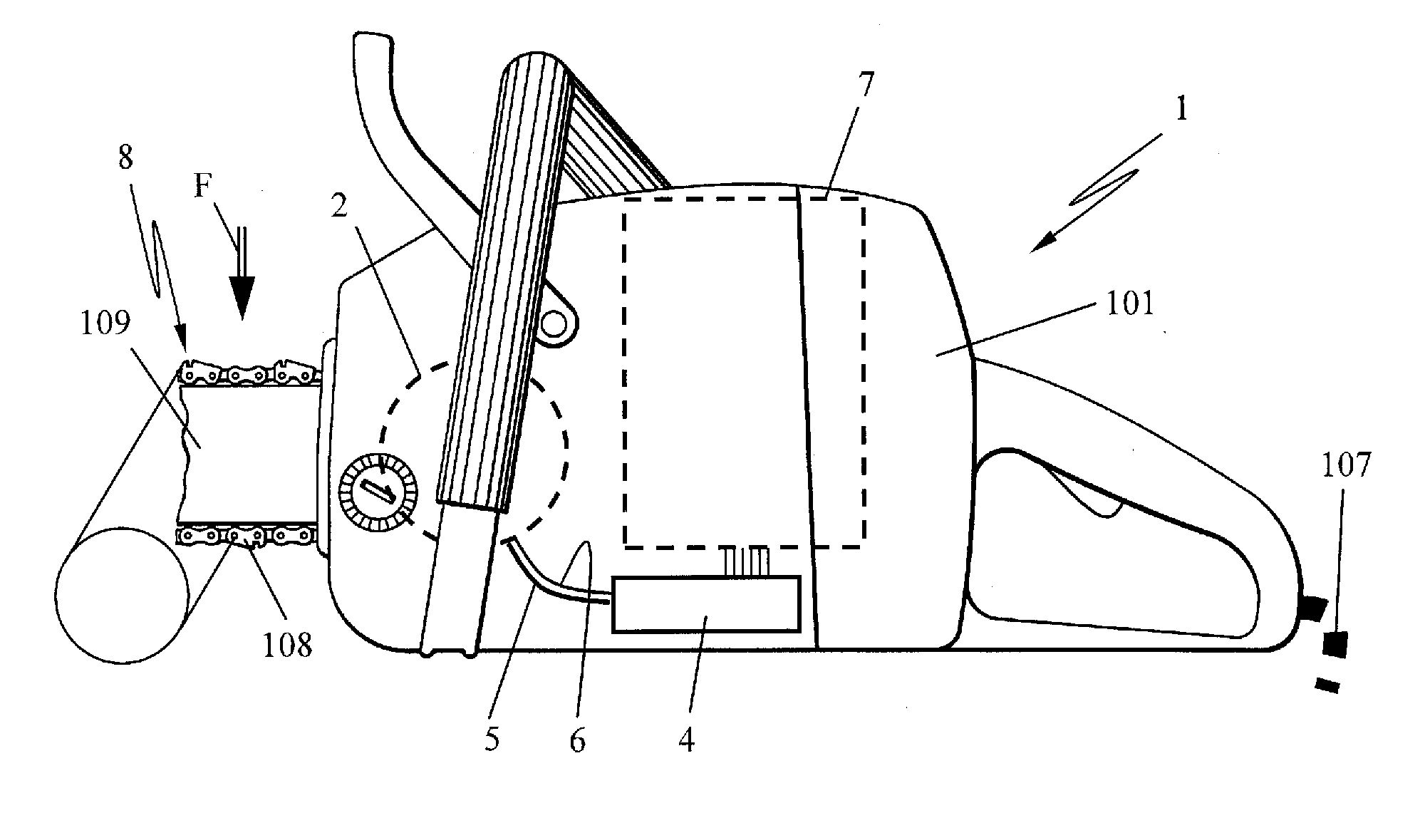 Work apparatus having an electric drive motor