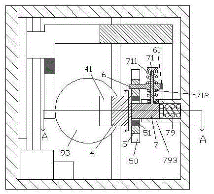 Abrasion-proof water outlet nozzle assembly provided with storage battery and used for water heater