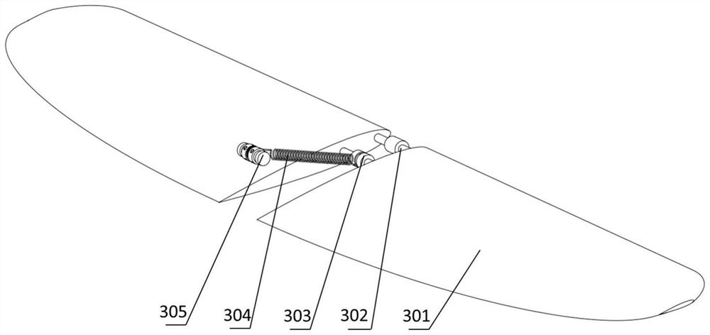 Variable-torsional-rigidity underwater tractor hydrofoil system for glider