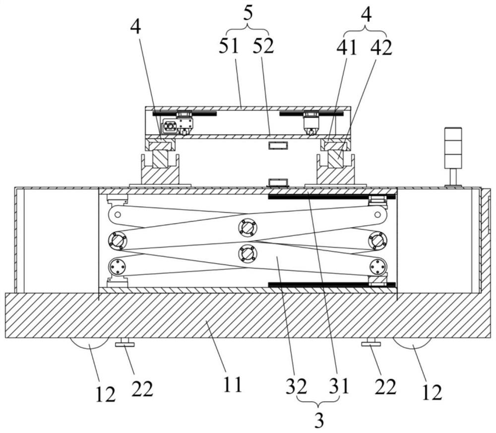 Dismounting and mounting device