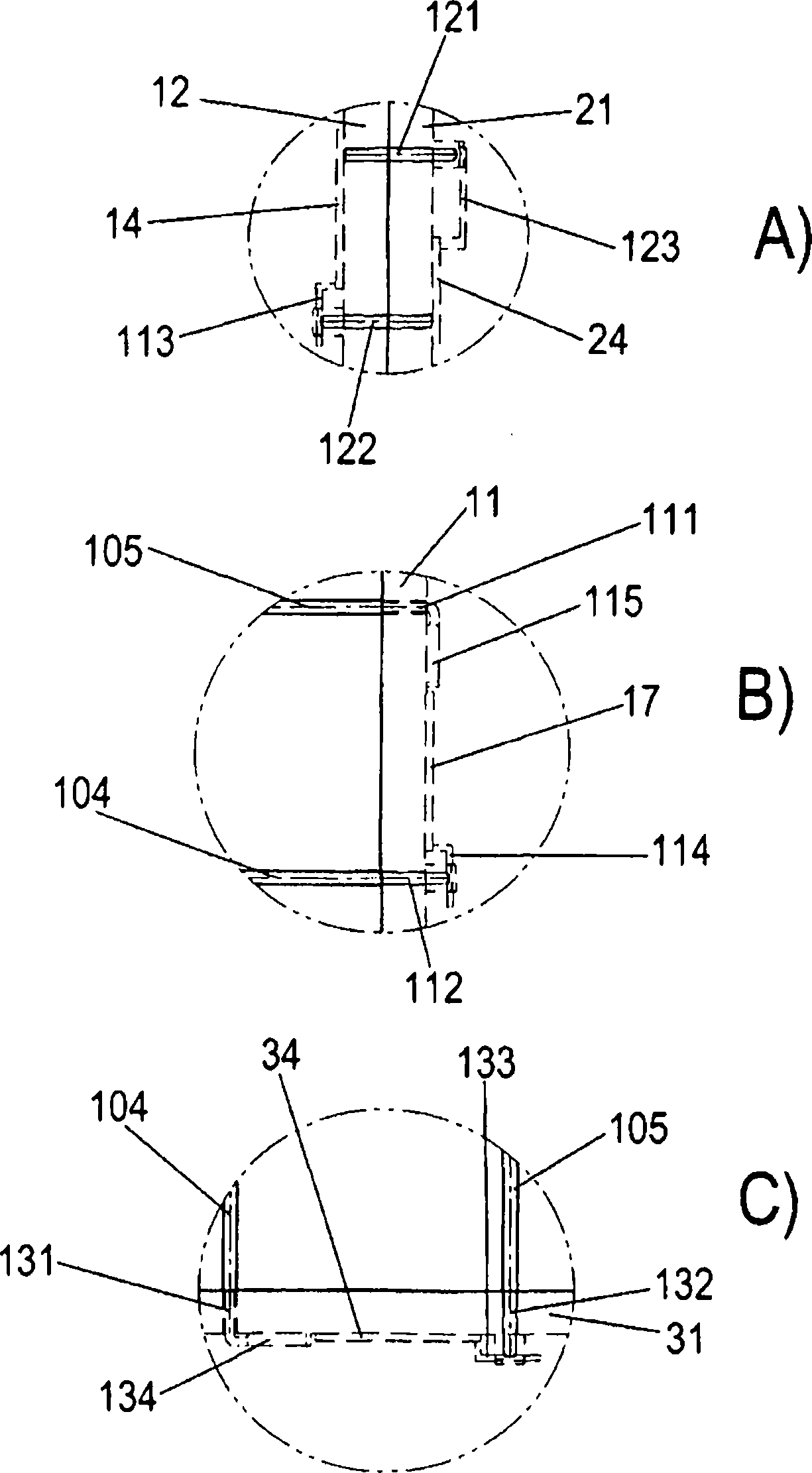 Device for synchronization of locking devices