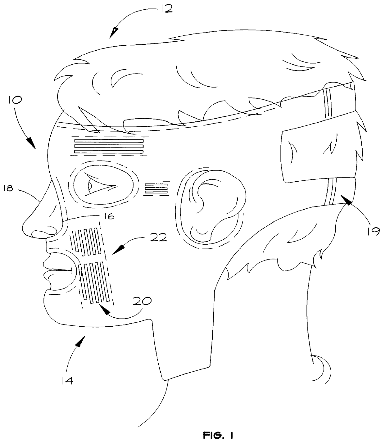 Cosmetic and therapeutic mask assembly with accessible and positionable magnetic pocket means
