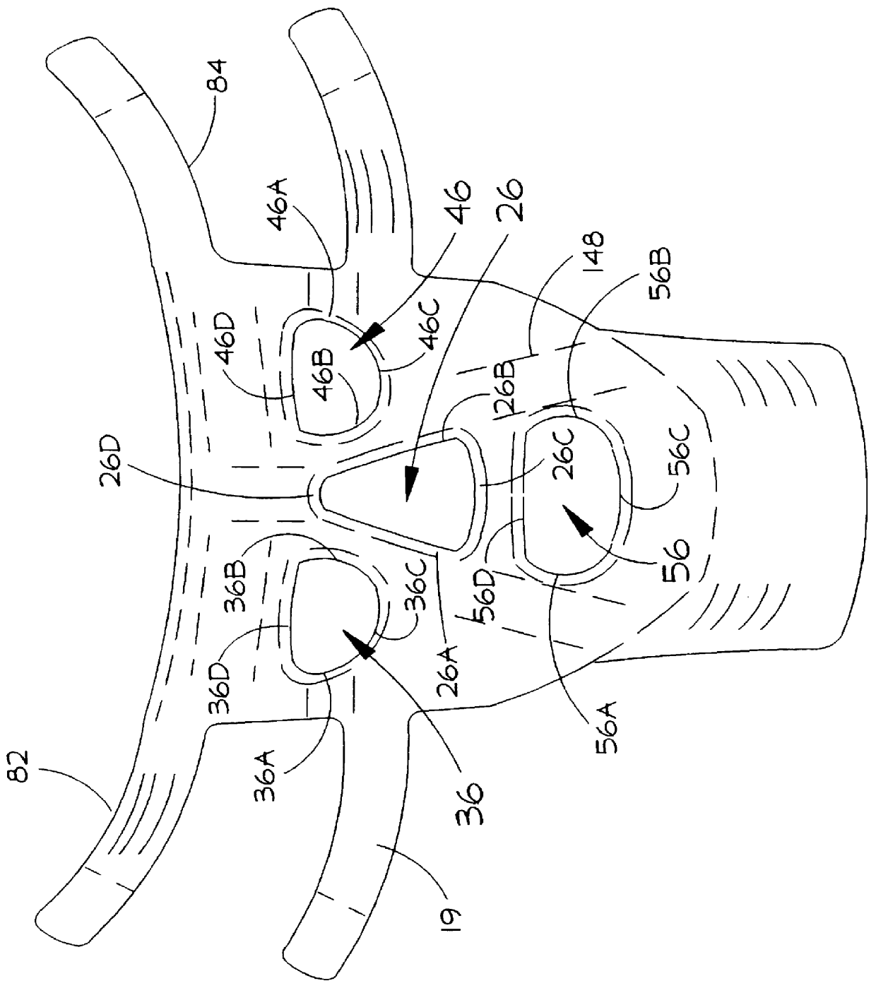 Cosmetic and therapeutic mask assembly with accessible and positionable magnetic pocket means