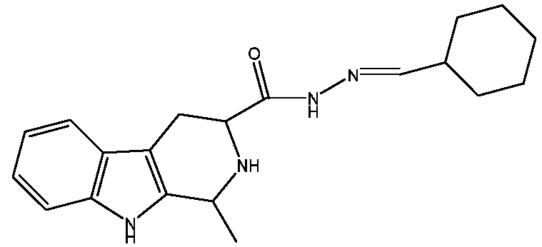 Bactericidal composition containing indole hydrazide