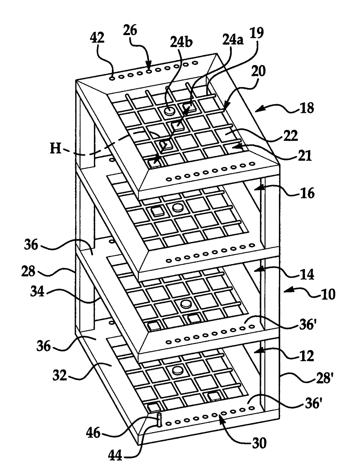 Three-dimensional alignment board game and method of playing same