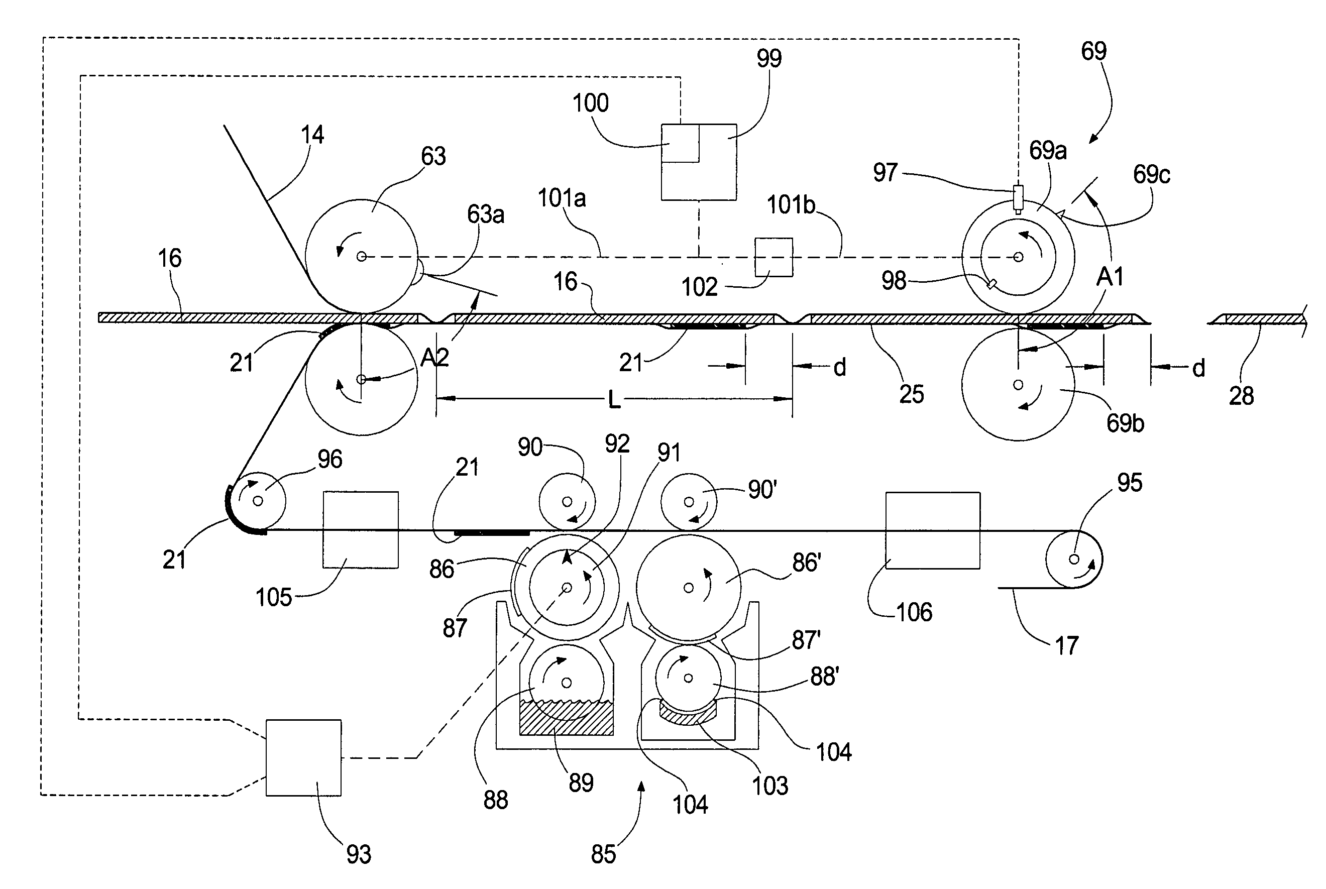 System and method for incorporating graphics into absorbent articles