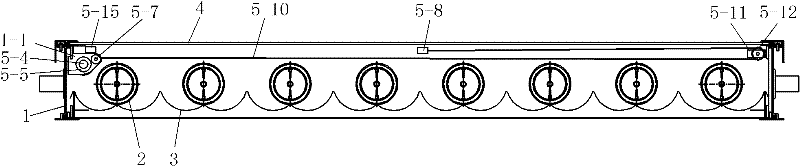 Sun-shading vacuum tube flat plate collector
