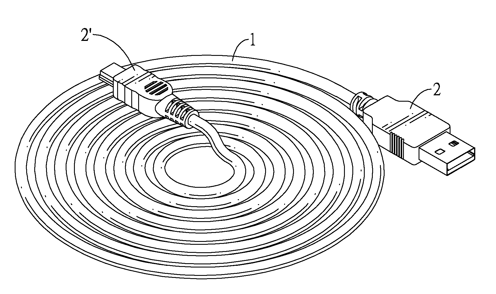 Flat restorable cable