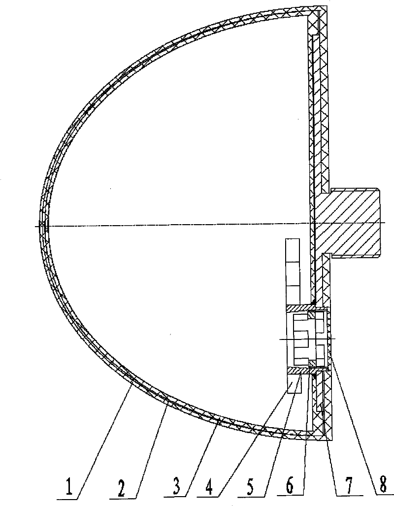 Shock attenuation device suitable for high-altitude dropped object