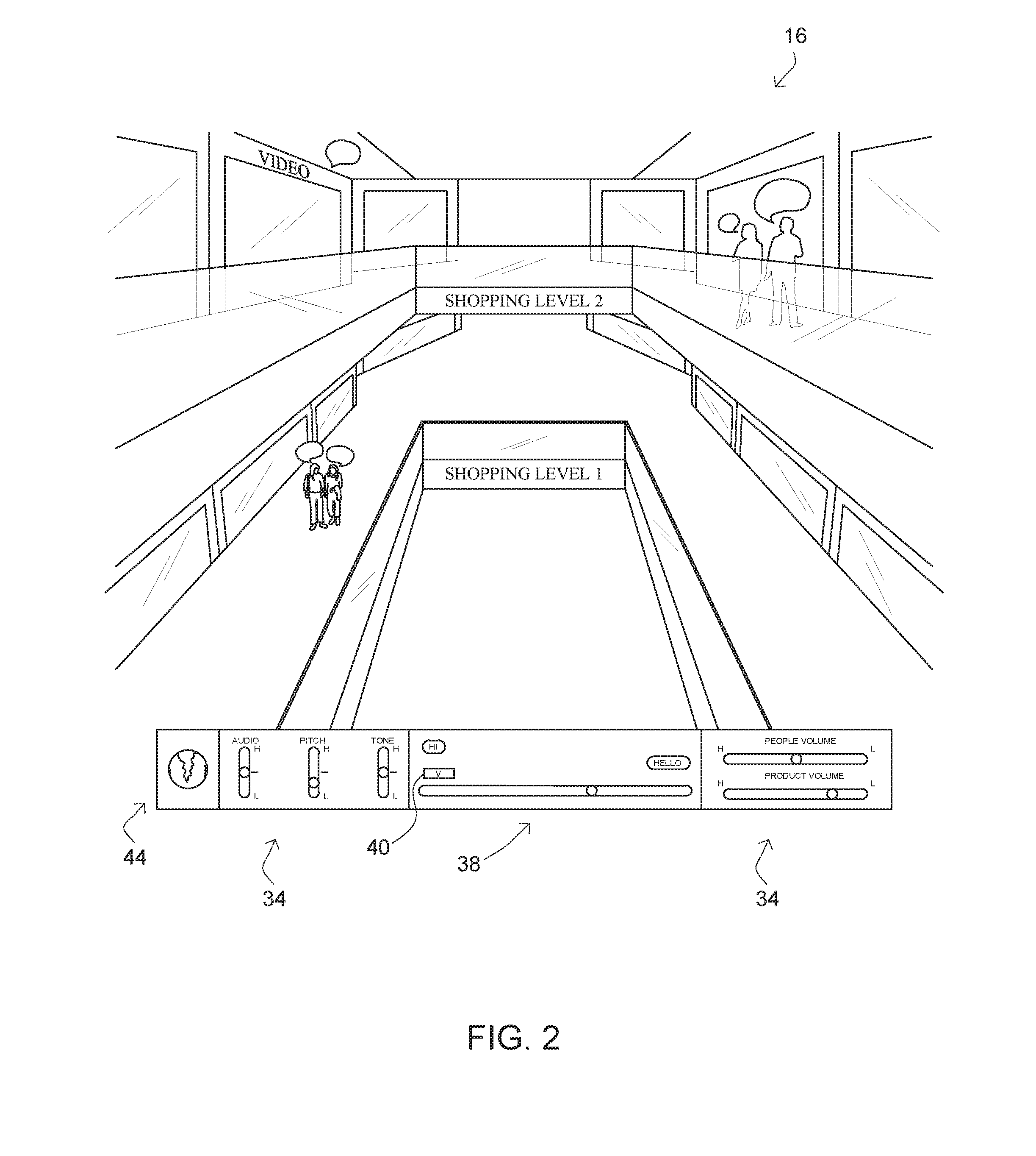 System and method of providing a virtual shopping experience