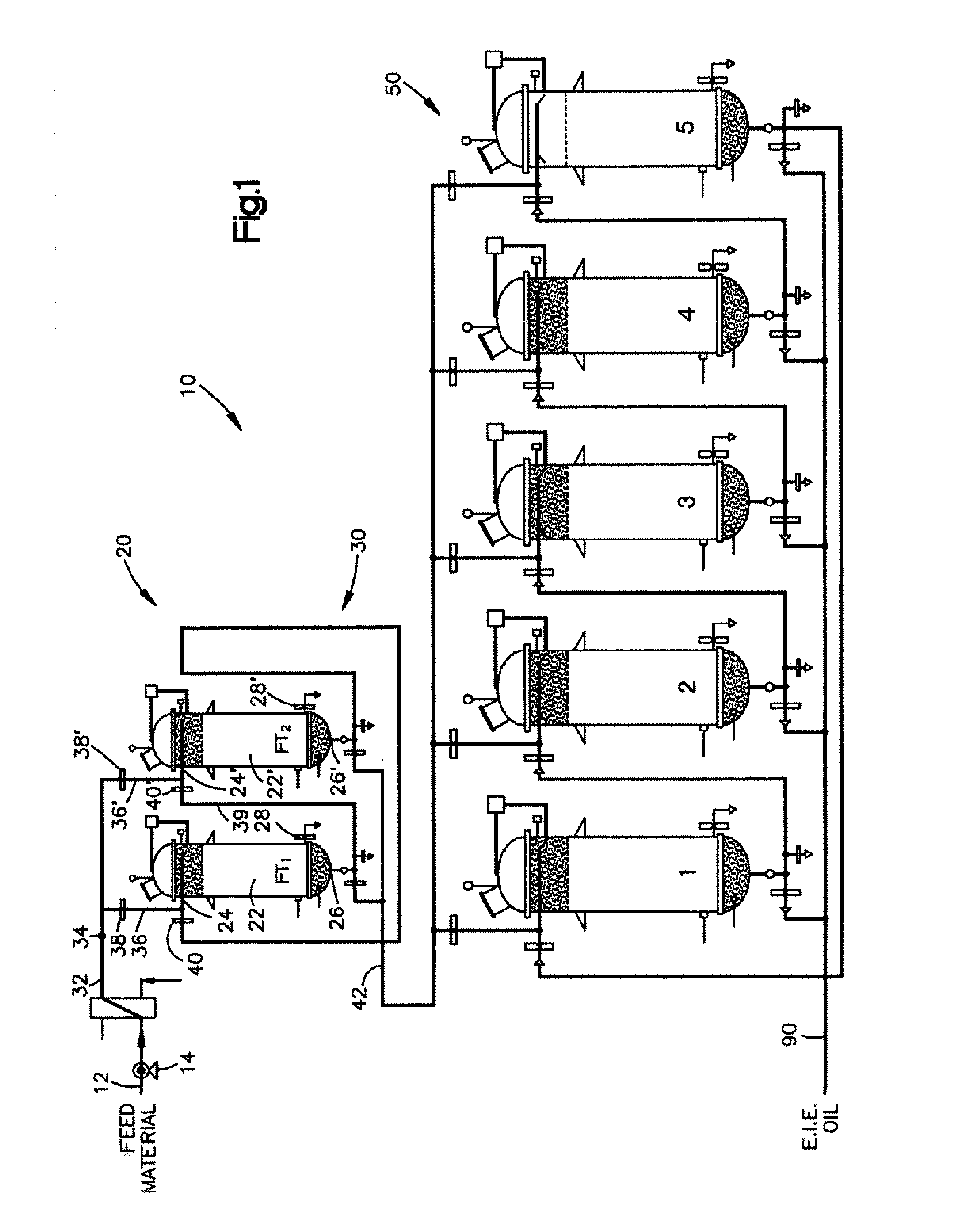 Continuous process and apparatus for enzymatic treatment of lipids