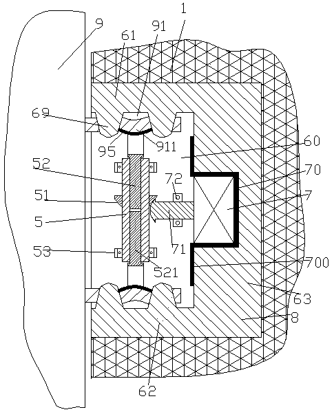 A locking device for cargo boxes used in logistics