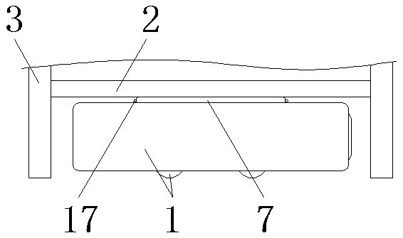 Robot ejection connecting structure with stable butt joint function for storage and freight transport