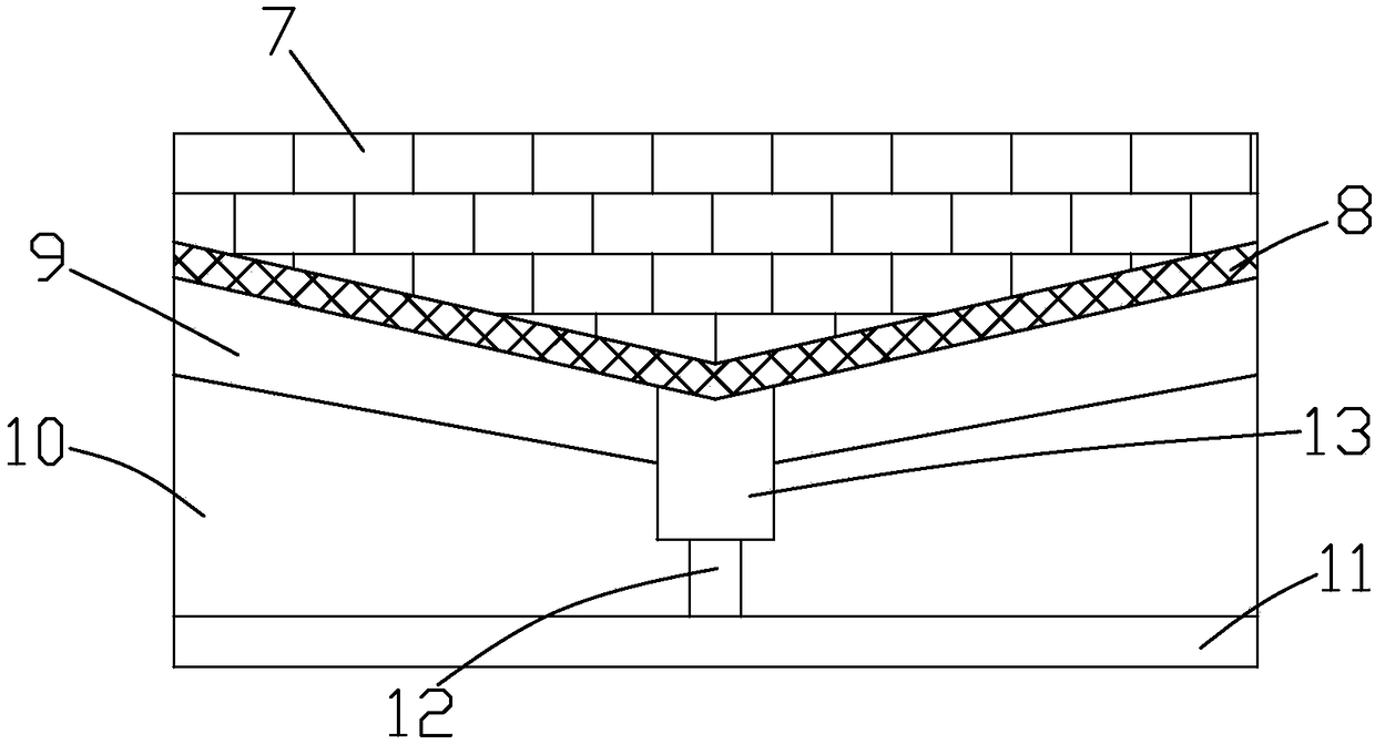 A sponge city road rainwater infiltration system and its construction method