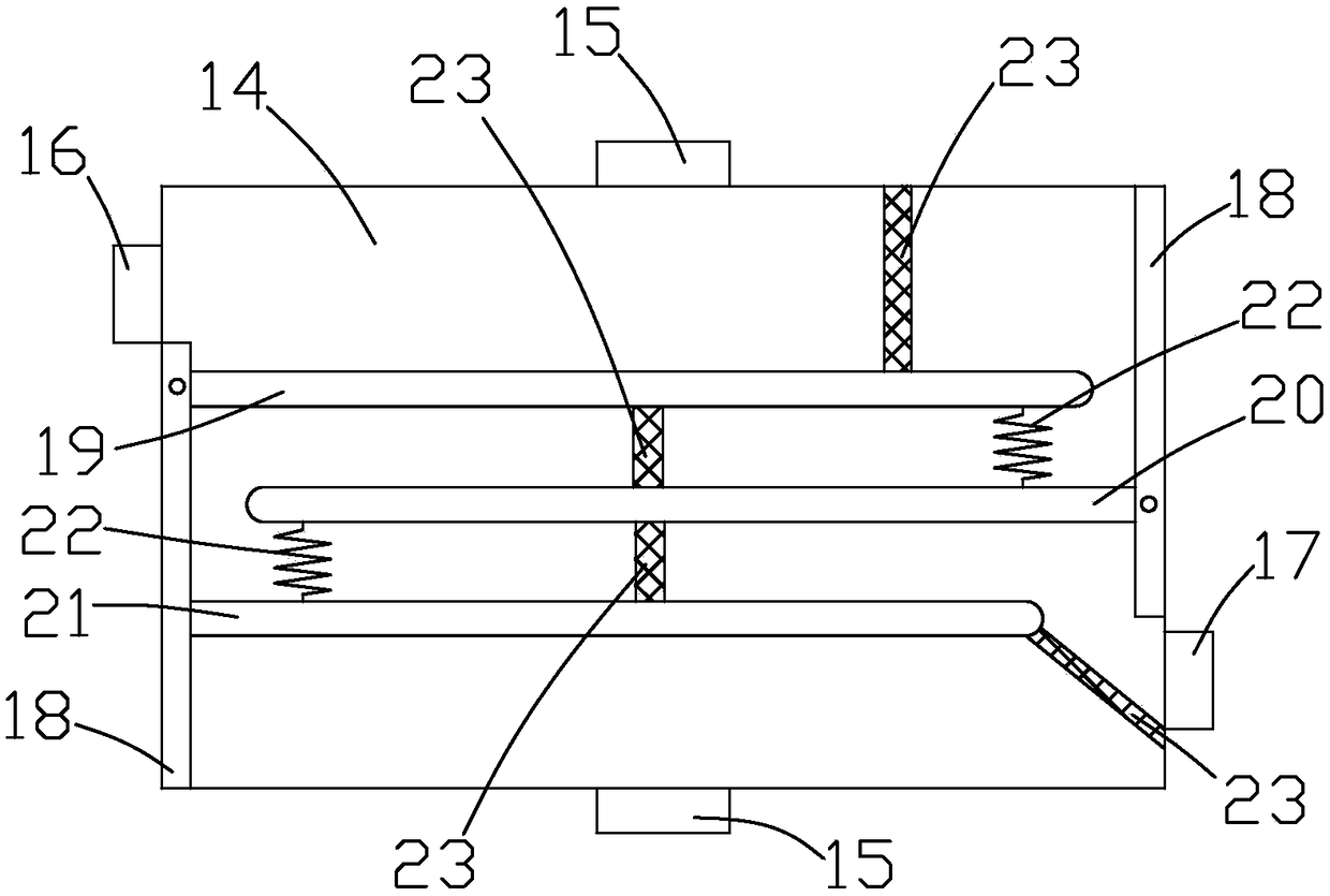 A sponge city road rainwater infiltration system and its construction method