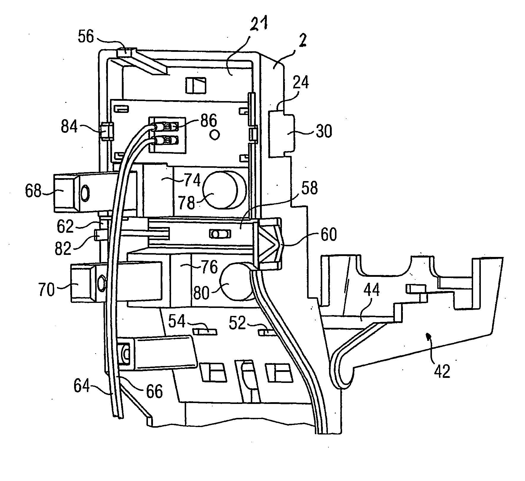 Front cover for a module of a modular drive system