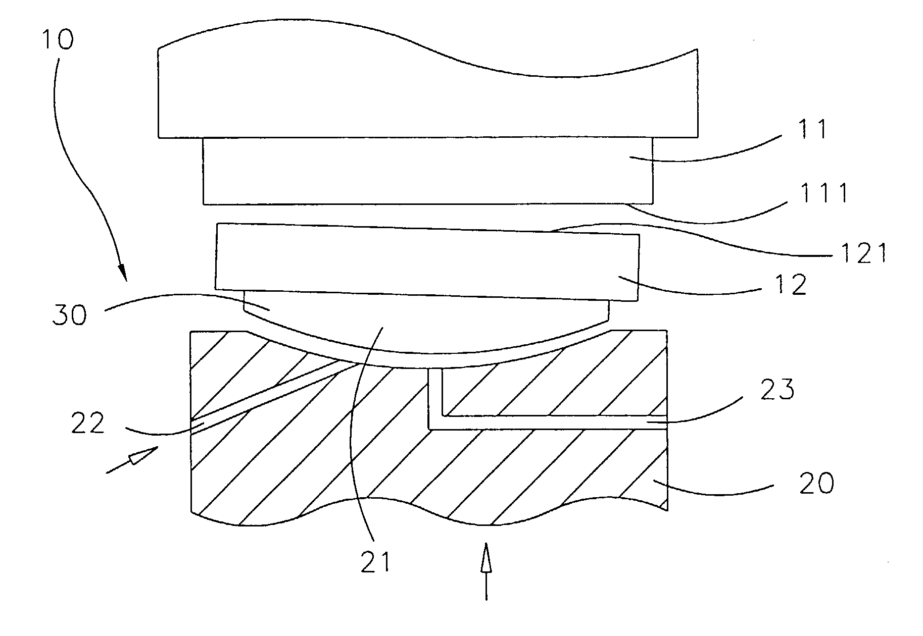 Hot embossing auto-leveling apparatus and method