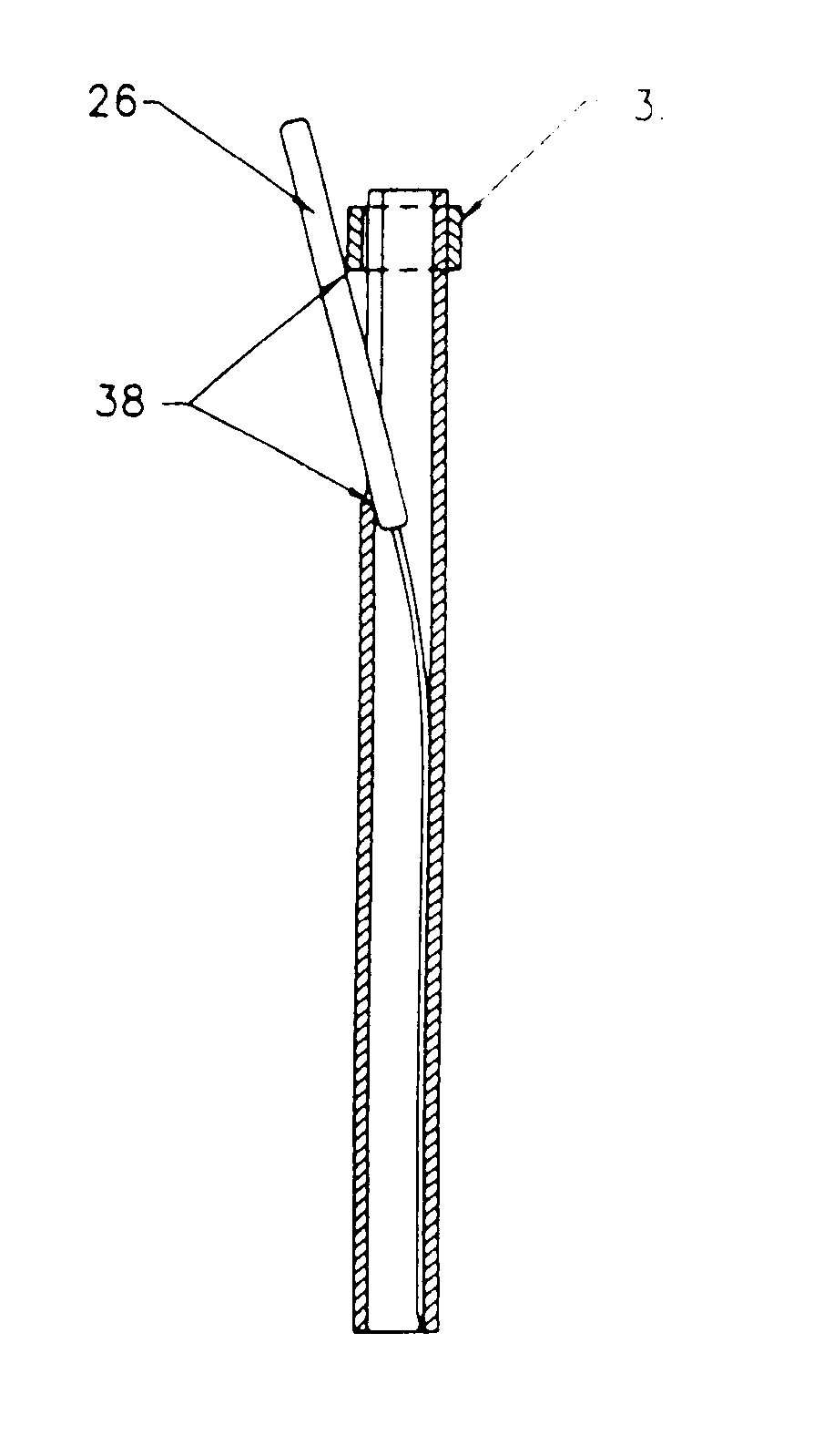 Acupuncture device with improved needle guide tube