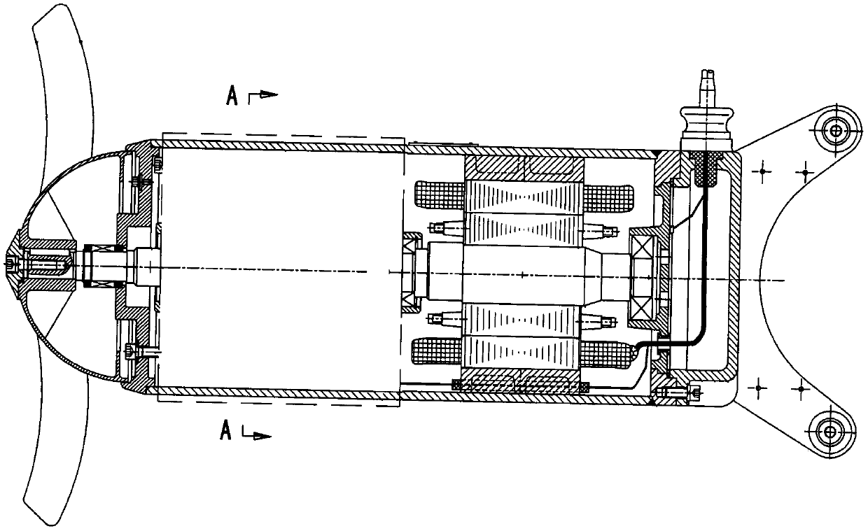 Gear reducer capable of being installed in submersible mixer shell
