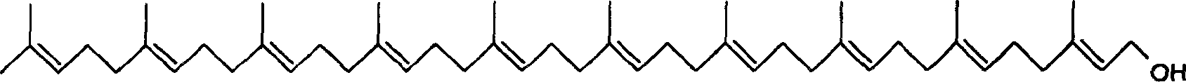 Method for synthesizing deca-isoprene alcohol