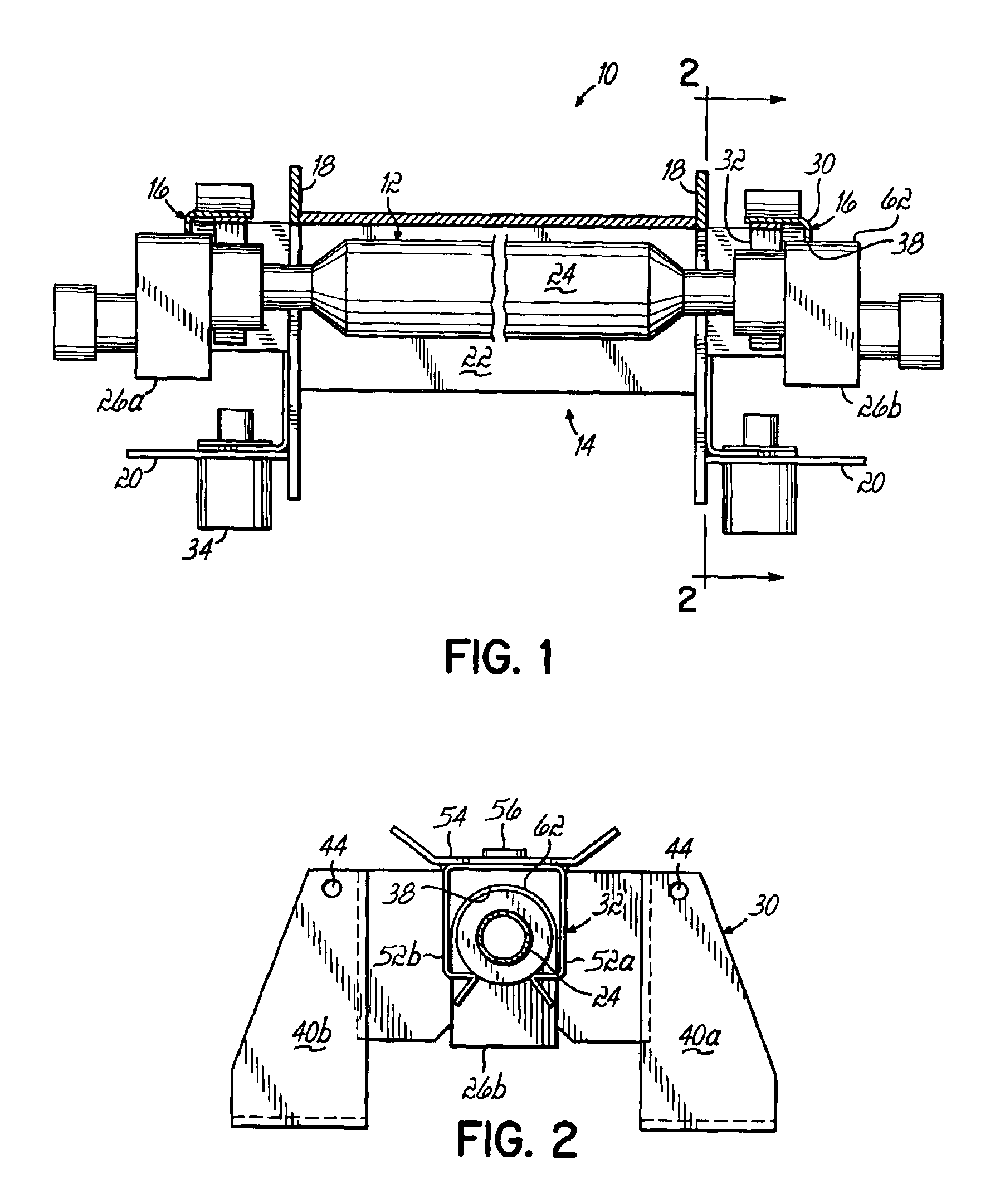 UV lamp retainer system