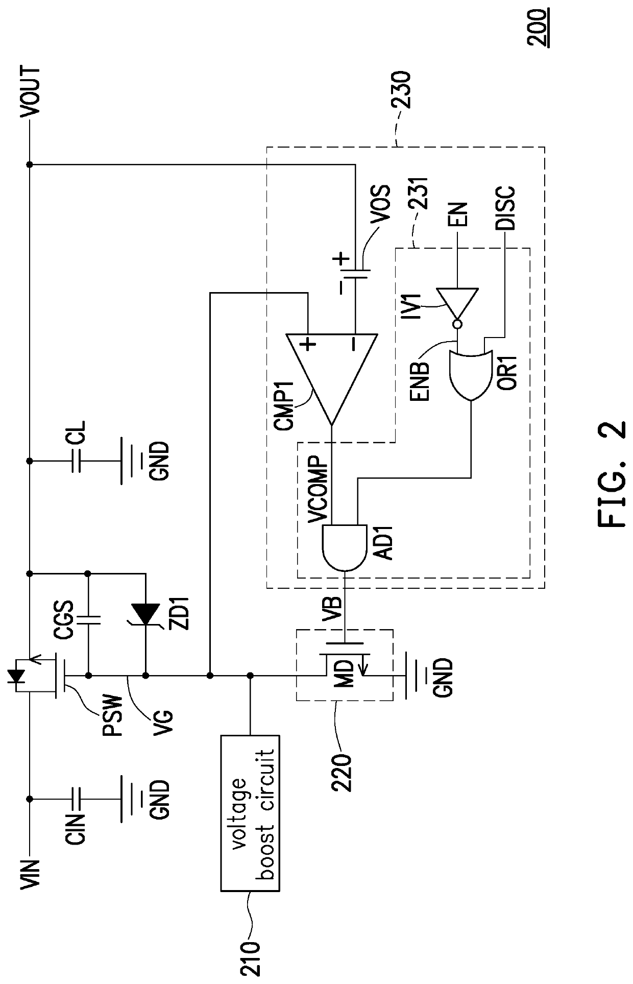 Control device of power switch