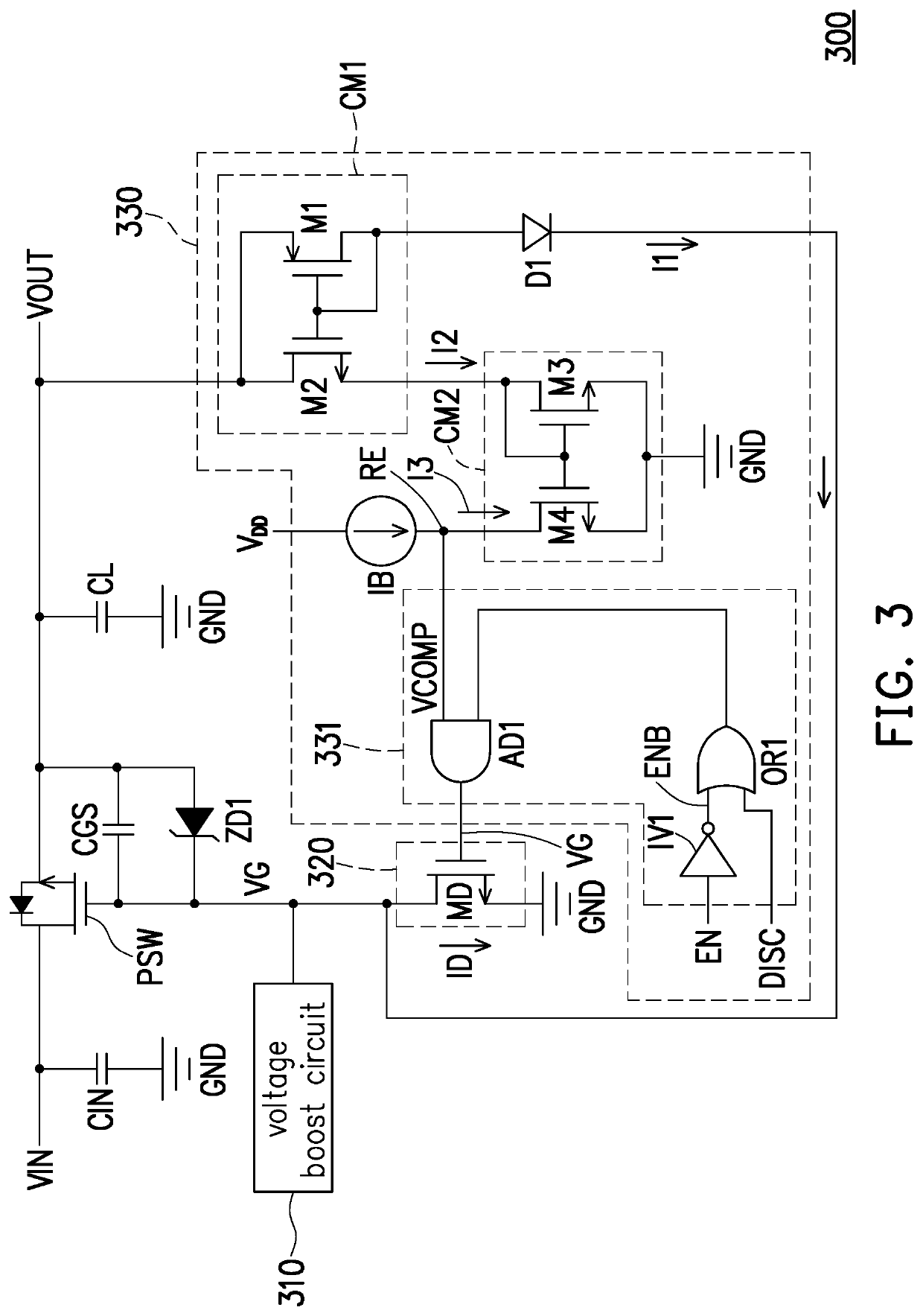 Control device of power switch