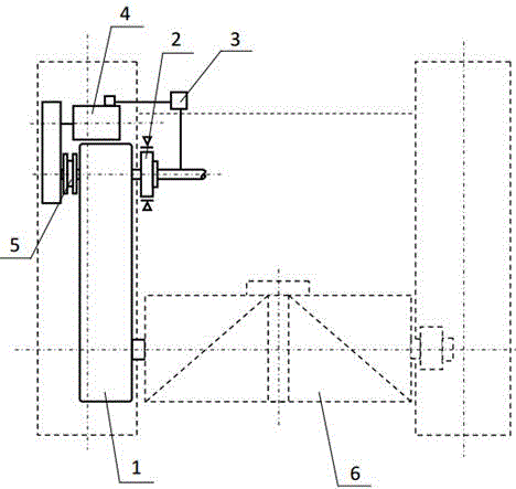 High-rotation speed energy storage and power assisting device of crane and lifting mechanism
