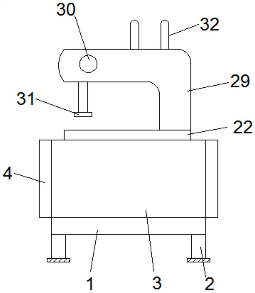 Portable sewing machine for clothing design